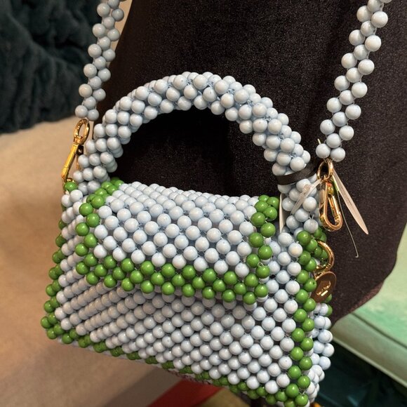 Colorblock Beaded Crossbody Bag - kate spade new york x Target, Blue/Green - Picture 7 of 16